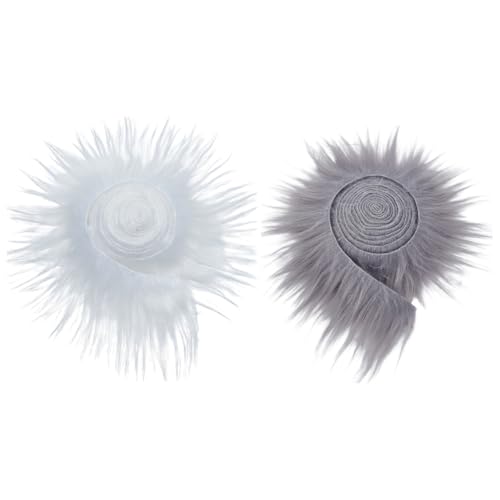 PLIGREAT 4 Stück Faux Fuchs Pelz Stoff 7,2m Shaggy Flauschige Pelz Patches Stoff Vorgeschnittene Streifen Plüsch Fuzzy Craft Pelz für Weihnachtsschmuck Zwerge Bart Weihnachtsmann Haar DIY Handwerk PLIGREAT 4 Stück Faux Fuchs Pelz Stoff 7,2m Shaggy Flauschige Pelz Patches Stoff Vorgeschnittene Streifen Plüsch Fuzzy Craft Pelz für Weihnachtsschmuck Zwerge Bart Weihnachtsmann Haar DIY Handwerk von PLIGREAT