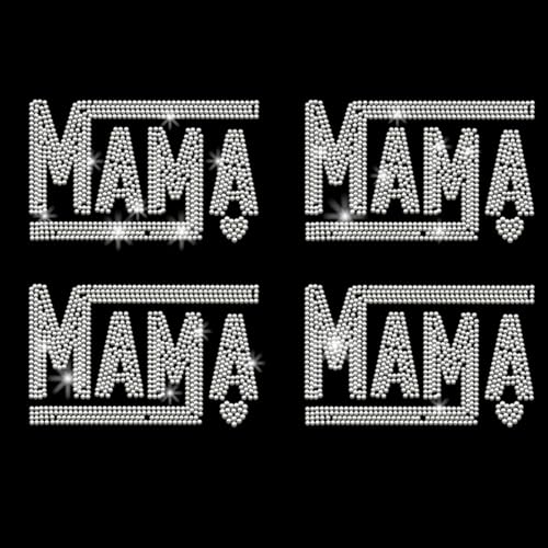 PLIGREAT 4 Stück Mama Glitzer Strass Aufnäher Zum Aufbügeln Strass Aufbügler Hotfix Wärmeübertragungen Aufkleber Kleidungsreparatur Applikationen Für DIY Jacken T Shirts Hosen Taschen Schneiderbedarf PLIGREAT 4 Stück Mama Glitzer Strass Aufnäher Zum Aufbügeln Strass Aufbügler Hotfix Wärmeübertragungen Aufkleber Kleidungsreparatur Applikationen Für DIY Jacken T Shirts Hosen Taschen Schneiderbedarf von PLIGREAT