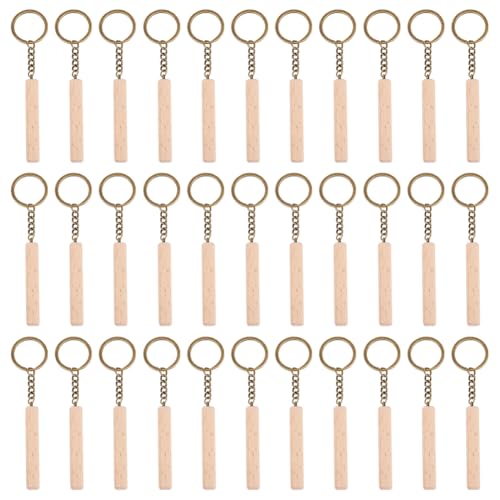 PLIGREAT 50er Pack Laser gravierte Holz Blank Schlüsselanhänger Rechteckige Rohlinge Holz Schlüsselanhänger für DIY unfertige Holzanhänger ideal für Kunsthandwerk Geschenke Veranstaltungen Custom Art PLIGREAT 50er Pack Laser gravierte Holz Blank Schlüsselanhänger Rechteckige Rohlinge Holz Schlüsselanhänger für DIY unfertige Holzanhänger ideal für Kunsthandwerk Geschenke Veranstaltungen Custom Art von PLIGREAT