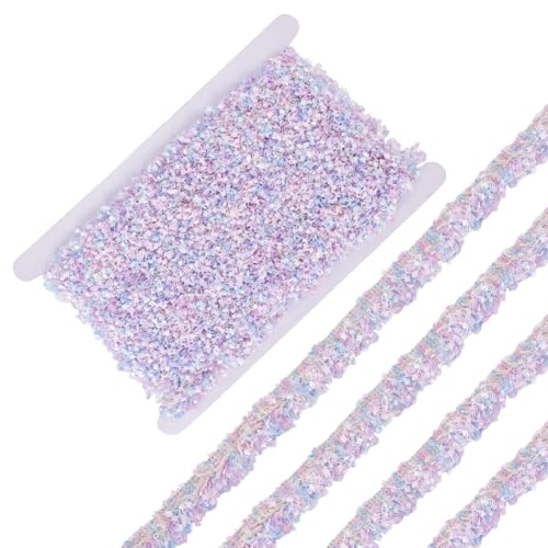 PLIGREAT 9,1 m lila Blumen-Bordüre, DIY-Blumen-Bordüre, Applikation, Nähen, Handwerk, elegante Spitzenkante für Hochzeitskleid, Kleidung, Verzierung, Party, handgefertigte Geschenkverpackung PLIGREAT 9,1 m lila Blumen-Bordüre, DIY-Blumen-Bordüre, Applikation, Nähen, Handwerk, elegante Spitzenkante für Hochzeitskleid, Kleidung, Verzierung, Party, handgefertigte Geschenkverpackung von PLIGREAT