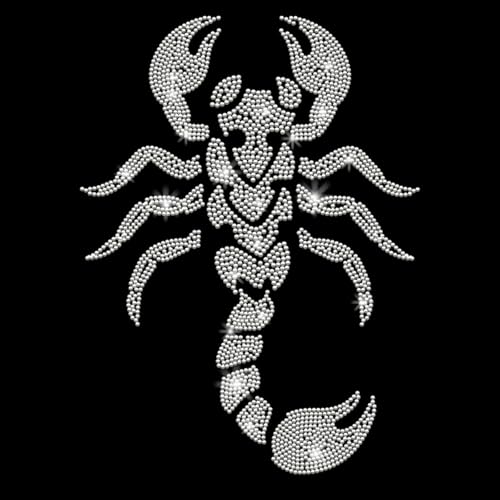 PLIGREAT Bling Strassstein Aufbügler Mit Skorpion Muster Hotfix Wärmeübertragungsaufkleber Diamant Aufkleber Patches Reparatur Applikationen Für Kleidung DIY Jacke T Shirt Hose Tasche PLIGREAT Bling Strassstein Aufbügler Mit Skorpion Muster Hotfix Wärmeübertragungsaufkleber Diamant Aufkleber Patches Reparatur Applikationen Für Kleidung DIY Jacke T Shirt Hose Tasche von PLIGREAT