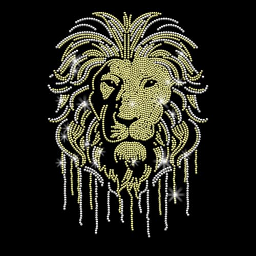 PLIGREAT Glitzernde Flüssige Löwen Strass Aufnäher Zum Aufbügeln Bling Art Abstraktes Muster Hotfix Strass Aufnäher Zum Aufbügeln Für Kleidung Jacke Hotfix Strass Aufnäher T Shirt DIY Verzierung PLIGREAT Glitzernde Flüssige Löwen Strass Aufnäher Zum Aufbügeln Bling Art Abstraktes Muster Hotfix Strass Aufnäher Zum Aufbügeln Für Kleidung Jacke Hotfix Strass Aufnäher T Shirt DIY Verzierung von PLIGREAT