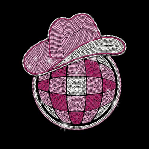 PLIGREAT Glitzernde Rosa Strass Aufnäher Zum Aufbügeln Cowboyhut Bling Strass Aufbügler Für Kleidung Jacken Jeans Hüte Hotfix Transfer Patches Damen Und Herren T Shirt DIY Verzierung PLIGREAT Glitzernde Rosa Strass Aufnäher Zum Aufbügeln Cowboyhut Bling Strass Aufbügler Für Kleidung Jacken Jeans Hüte Hotfix Transfer Patches Damen Und Herren T Shirt DIY Verzierung von PLIGREAT