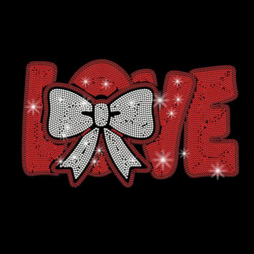PLIGREAT Glitzernde Strass Aufnäher Zum Aufbügeln Hotfix Wärmeübertragungsaufkleber Mit Roter Schleife Strass Zum Aufbügeln Liebes Applikationen Für Kleidungsreparatur Für DIY Jacken T Shirts PLIGREAT Glitzernde Strass Aufnäher Zum Aufbügeln Hotfix Wärmeübertragungsaufkleber Mit Roter Schleife Strass Zum Aufbügeln Liebes Applikationen Für Kleidungsreparatur Für DIY Jacken T Shirts von PLIGREAT