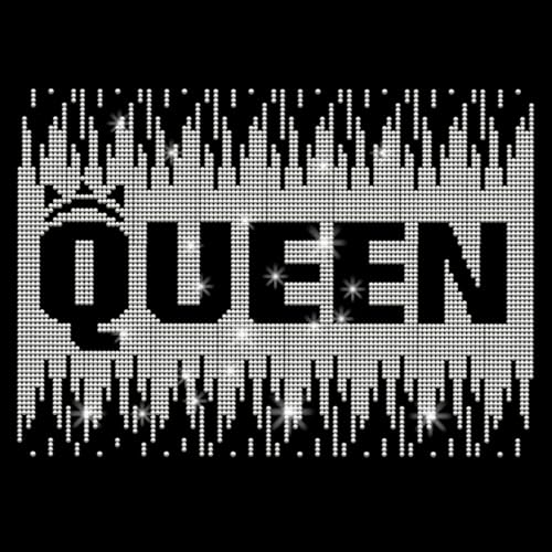 PLIGREAT Glitzernde Strass Aufnäher Zum Aufbügeln Strass Aufbügler Mit Queen Zitat Hotfix Wärmeübertragungen Aufkleber Reparatur Applikationen Für Kleidung Für Selbstgemachte Jacken T Shirts von PLIGREAT