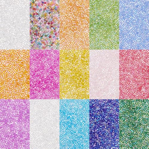 PLIGREAT Knusprige Bingsu Perlen, 225 g, bunt, 3D, schmal, schillernd, weich, Stroh-Anhänger, leicht, glitzernd, Kunststoffperlen für Bastelarbeiten, Schleim, knuspriges Zubehör, 15 Beutel PLIGREAT Knusprige Bingsu Perlen, 225 g, bunt, 3D, schmal, schillernd, weich, Stroh-Anhänger, leicht, glitzernd, Kunststoffperlen für Bastelarbeiten, Schleim, knuspriges Zubehör, 15 Beutel von PLIGREAT