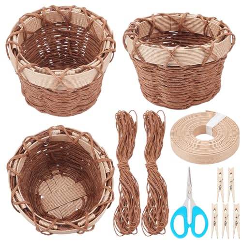 PLIGREAT Korbwebset Traditionelle Bastelsets Coil Basket Kit für Anfänger Erwachsene DIY Basteln Schlafzimmer Kinderzimmer Wohnkultur Papier Weidenkorb Kit Herstellung Kit mit Webzubehör PLIGREAT Korbwebset Traditionelle Bastelsets Coil Basket Kit für Anfänger Erwachsene DIY Basteln Schlafzimmer Kinderzimmer Wohnkultur Papier Weidenkorb Kit Herstellung Kit mit Webzubehör von PLIGREAT