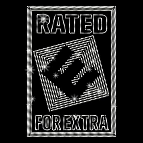 PLIGREAT bewertet E für extra Strass Bügel auf Patches Bling Strass Bügel auf Transfers für Kleidung Jacke Jeans Hut Hotfix Transfer Strass Patches Frauen Männer T Shirt DIY Verzierung von PLIGREAT