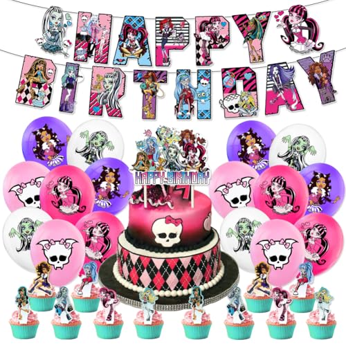 PLNVNVP 30pcs Monster Party Luftballons Deko, Monster Party Supplies, Monster Cartoon Themenparty Dekoration, Monster Geburtstags Deko für Kinder PLNVNVP 30pcs Monster Party Luftballons Deko, Monster Party Supplies, Monster Cartoon Themenparty Dekoration, Monster Geburtstags Deko für Kinder von PLNVNVP