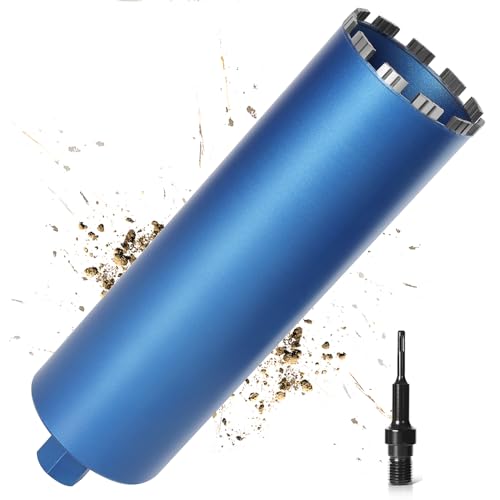 L460mm Diamantbohrkrone | 1¼ UNC | ⌀ 150mm für Kernbohrgeräte | SDS PLUS Adapter | 10mm Segement mit Turbo | Kernbohrkrone Kernbohrer Nassbohrkrone Trockenbohrkrone für Beton Mauerwerk Stein Granit L460mm Diamantbohrkrone | 1¼ UNC | ⌀ 150mm für Kernbohrgeräte | SDS PLUS Adapter | 10mm Segement mit Turbo | Kernbohrkrone Kernbohrer Nassbohrkrone Trockenbohrkrone für Beton Mauerwerk Stein Granit von PLODAXE
