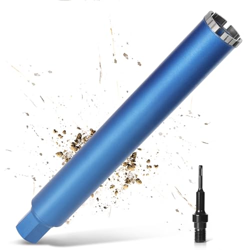 L460mm Diamantbohrkrone | 1¼ UNC | ⌀ 52mm für Kernbohrgeräte | SDS PLUS Adapter | 10mm Segement mit Turbo | Kernbohrkrone Kernbohrer Nassbohrkrone Trockenbohrkrone für Beton Mauerwerk Stein Granit L460mm Diamantbohrkrone | 1¼ UNC | ⌀ 52mm für Kernbohrgeräte | SDS PLUS Adapter | 10mm Segement mit Turbo | Kernbohrkrone Kernbohrer Nassbohrkrone Trockenbohrkrone für Beton Mauerwerk Stein Granit von PLODAXE