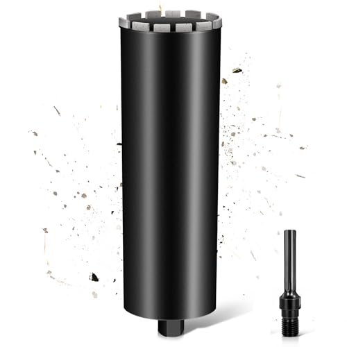 L460mm Diamantbohrkrone | 1 ¼ UNC Aufnahme | ⌀132mm mit Turbo | mit SDS-MAX | 2200U/min für Kernbohrgeräte Kernbohrkrone Kernbohrer Nassbohrkrone Trockenbohrkrone für Beton Mauerwerk Stein Granit L460mm Diamantbohrkrone | 1 ¼ UNC Aufnahme | ⌀132mm mit Turbo | mit SDS-MAX | 2200U/min für Kernbohrgeräte Kernbohrkrone Kernbohrer Nassbohrkrone Trockenbohrkrone für Beton Mauerwerk Stein Granit von PLODAXE