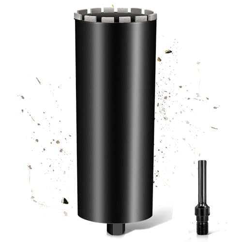 L460mm Diamantbohrkrone | 1 ¼ UNC Aufnahme | ⌀150mm mit Turbo | mit SDS-MAX | 2200U/min für Kernbohrgeräte Kernbohrkrone Kernbohrer Nassbohrkrone Trockenbohrkrone für Beton Mauerwerk Stein Granit L460mm Diamantbohrkrone | 1 ¼ UNC Aufnahme | ⌀150mm mit Turbo | mit SDS-MAX | 2200U/min für Kernbohrgeräte Kernbohrkrone Kernbohrer Nassbohrkrone Trockenbohrkrone für Beton Mauerwerk Stein Granit von PLODAXE