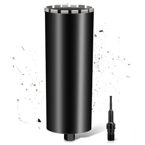 L460mm Diamantbohrkrone | 1 ¼ UNC Aufnahme | ⌀150mm mit Turbo | mit SDS-PLUS | 2200U/min für Kernbohrgeräte Kernbohrkrone Kernbohrer Nassbohrkrone Trockenbohrkrone für Beton Mauerwerk Stein Granit L460mm Diamantbohrkrone | 1 ¼ UNC Aufnahme | ⌀150mm mit Turbo | mit SDS-PLUS | 2200U/min für Kernbohrgeräte Kernbohrkrone Kernbohrer Nassbohrkrone Trockenbohrkrone für Beton Mauerwerk Stein Granit von PLODAXE