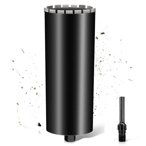 L460mm Diamantbohrkrone | 1 ¼ UNC Aufnahme | ⌀180mm mit Turbo | mit SDS-MAX | 2200U/min für Kernbohrgeräte Kernbohrkrone Kernbohrer Nassbohrkrone Trockenbohrkrone für Beton Mauerwerk Stein Granit L460mm Diamantbohrkrone | 1 ¼ UNC Aufnahme | ⌀180mm mit Turbo | mit SDS-MAX | 2200U/min für Kernbohrgeräte Kernbohrkrone Kernbohrer Nassbohrkrone Trockenbohrkrone für Beton Mauerwerk Stein Granit von PLODAXE