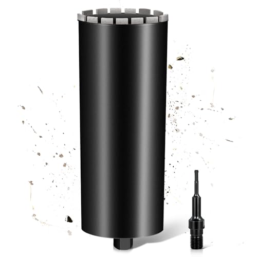 L460mm Diamantbohrkrone | 1 ¼ UNC Aufnahme | ⌀180mm mit Turbo | mit SDS-PLUS | 2200U/min für Kernbohrgeräte Kernbohrkrone Kernbohrer Nassbohrkrone Trockenbohrkrone für Beton Mauerwerk Stein Granit L460mm Diamantbohrkrone | 1 ¼ UNC Aufnahme | ⌀180mm mit Turbo | mit SDS-PLUS | 2200U/min für Kernbohrgeräte Kernbohrkrone Kernbohrer Nassbohrkrone Trockenbohrkrone für Beton Mauerwerk Stein Granit von PLODAXE