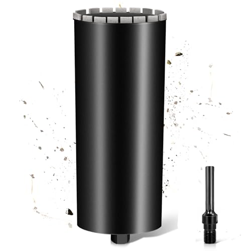 L460mm Diamantbohrkrone | 1 ¼ UNC Aufnahme | ⌀200mm mit Turbo | mit SDS-MAX | 2200U/min für Kernbohrgeräte Kernbohrkrone Kernbohrer Nassbohrkrone Trockenbohrkrone für Beton Mauerwerk Stein Granit L460mm Diamantbohrkrone | 1 ¼ UNC Aufnahme | ⌀200mm mit Turbo | mit SDS-MAX | 2200U/min für Kernbohrgeräte Kernbohrkrone Kernbohrer Nassbohrkrone Trockenbohrkrone für Beton Mauerwerk Stein Granit von PLODAXE