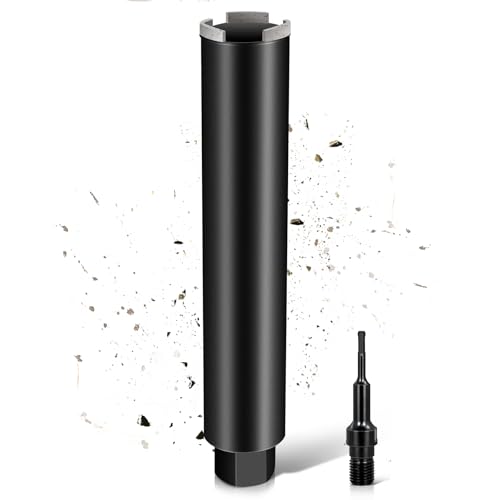 L460mm Diamantbohrkrone | 1 ¼ UNC Aufnahme | ⌀25mm mit Turbo | mit SDS-PLUS | 2200U/min für Kernbohrgeräte Kernbohrkrone Kernbohrer Nassbohrkrone Trockenbohrkrone für Beton Mauerwerk Stein Granit L460mm Diamantbohrkrone | 1 ¼ UNC Aufnahme | ⌀25mm mit Turbo | mit SDS-PLUS | 2200U/min für Kernbohrgeräte Kernbohrkrone Kernbohrer Nassbohrkrone Trockenbohrkrone für Beton Mauerwerk Stein Granit von PLODAXE