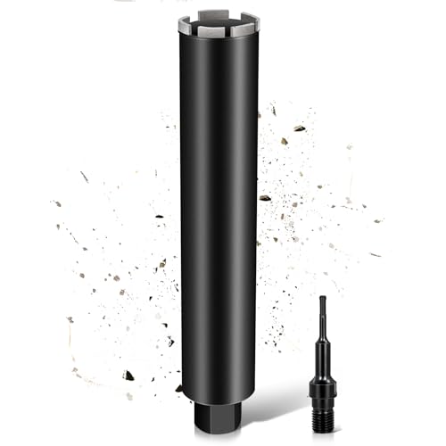 L460mm Diamantbohrkrone | 1 ¼ UNC Aufnahme | ⌀44mm mit Turbo | mit SDS-PLUS | 2200U/min für Kernbohrgeräte Kernbohrkrone Kernbohrer Nassbohrkrone Trockenbohrkrone für Beton Mauerwerk Stein Granit L460mm Diamantbohrkrone | 1 ¼ UNC Aufnahme | ⌀44mm mit Turbo | mit SDS-PLUS | 2200U/min für Kernbohrgeräte Kernbohrkrone Kernbohrer Nassbohrkrone Trockenbohrkrone für Beton Mauerwerk Stein Granit von PLODAXE