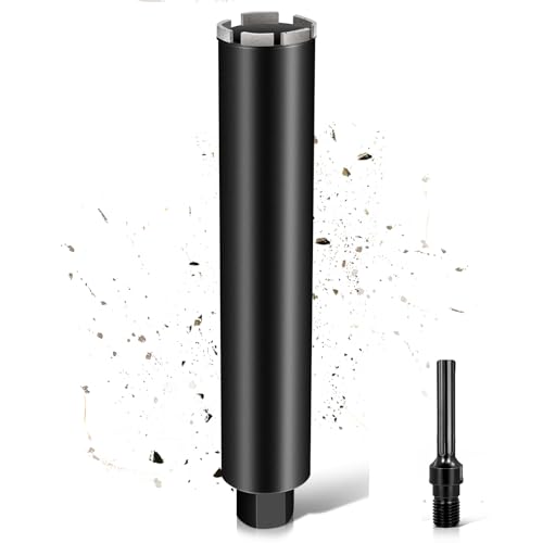 L460mm Diamantbohrkrone | 1 ¼ UNC Aufnahme | ⌀51mm mit Turbo | mit SDS-MAX | 2200U/min für Kernbohrgeräte Kernbohrkrone Kernbohrer Nassbohrkrone Trockenbohrkrone für Beton Mauerwerk Stein Granit L460mm Diamantbohrkrone | 1 ¼ UNC Aufnahme | ⌀51mm mit Turbo | mit SDS-MAX | 2200U/min für Kernbohrgeräte Kernbohrkrone Kernbohrer Nassbohrkrone Trockenbohrkrone für Beton Mauerwerk Stein Granit von PLODAXE
