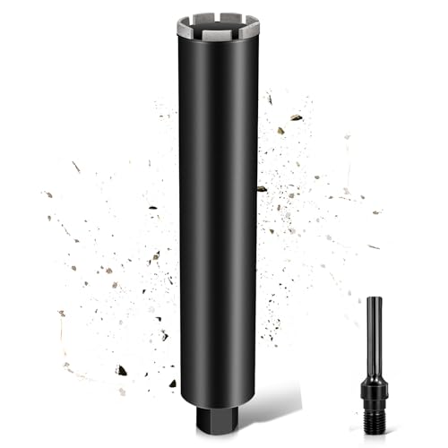 L460mm Diamantbohrkrone | 1 ¼ UNC Aufnahme | ⌀71mm mit Turbo | mit SDS-MAX | 2200U/min für Kernbohrgeräte Kernbohrkrone Kernbohrer Nassbohrkrone Trockenbohrkrone für Beton Mauerwerk Stein Granit L460mm Diamantbohrkrone | 1 ¼ UNC Aufnahme | ⌀71mm mit Turbo | mit SDS-MAX | 2200U/min für Kernbohrgeräte Kernbohrkrone Kernbohrer Nassbohrkrone Trockenbohrkrone für Beton Mauerwerk Stein Granit von PLODAXE