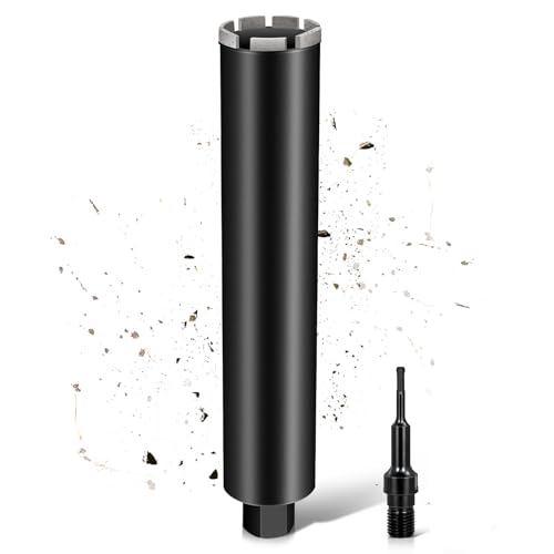 L460mm Diamantbohrkrone | 1 ¼ UNC Aufnahme | ⌀71mm mit Turbo | mit SDS-PLUS | 2200U/min für Kernbohrgeräte Kernbohrkrone Kernbohrer Nassbohrkrone Trockenbohrkrone für Beton Mauerwerk Stein Granit L460mm Diamantbohrkrone | 1 ¼ UNC Aufnahme | ⌀71mm mit Turbo | mit SDS-PLUS | 2200U/min für Kernbohrgeräte Kernbohrkrone Kernbohrer Nassbohrkrone Trockenbohrkrone für Beton Mauerwerk Stein Granit von PLODAXE