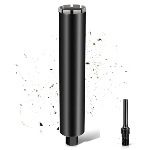 L460mm Diamantbohrkrone | 1 ¼ UNC Aufnahme | ⌀83mm mit Turbo | mit SDS-MAX | 2200U/min für Kernbohrgeräte Kernbohrkrone Kernbohrer Nassbohrkrone Trockenbohrkrone für Beton Mauerwerk Stein Granit L460mm Diamantbohrkrone | 1 ¼ UNC Aufnahme | ⌀83mm mit Turbo | mit SDS-MAX | 2200U/min für Kernbohrgeräte Kernbohrkrone Kernbohrer Nassbohrkrone Trockenbohrkrone für Beton Mauerwerk Stein Granit von PLODAXE