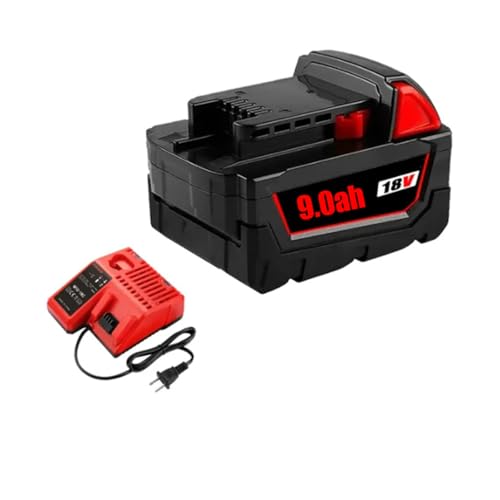 18V 5AH 6AH 9AH 12AH M18 Ersatzakku + Ladegerät Kompatibel mit 2646-22 2643-21 2641-21 für M18 Akku-Li-Ionen-Systemwerkzeuge Charger,18V 9AH 18V 5AH 6AH 9AH 12AH M18 Ersatzakku + Ladegerät Kompatibel mit 2646-22 2643-21 2641-21 für M18 Akku-Li-Ionen-Systemwerkzeuge Charger,18V 9AH von PLPLKTNNKK