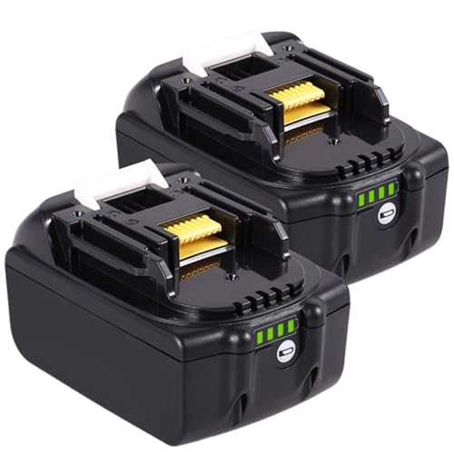 Lithium-Ionen-Akkus für Elektrowerkzeuge 18V 4,0AH 5,0AH 6,0AH Ersatzakku für BL1850 BL1860 Kompatibel mit 18-V-Elektrowerkzeugen mit LED-Licht 18V,2 * 4.0Ah Lithium-Ionen-Akkus für Elektrowerkzeuge 18V 4,0AH 5,0AH 6,0AH Ersatzakku für BL1850 BL1860 Kompatibel mit 18-V-Elektrowerkzeugen mit LED-Licht 18V,2 * 4.0Ah von PLPLKTNNKK