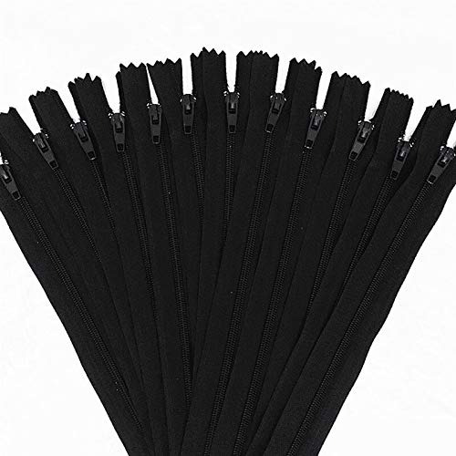 PLQWUJD Reißverschlüsse zum Nähen, Kunststoff-Reißverschluss, 10 Stück, 15–60 cm, schwarz-weiß, Nylon-Rollreißverschluss, Schneider, Näher, Handwerker, zum Nähen PLQWUJD Reißverschlüsse zum Nähen, Kunststoff-Reißverschluss, 10 Stück, 15–60 cm, schwarz-weiß, Nylon-Rollreißverschluss, Schneider, Näher, Handwerker, zum Nähen von PLQWUJD