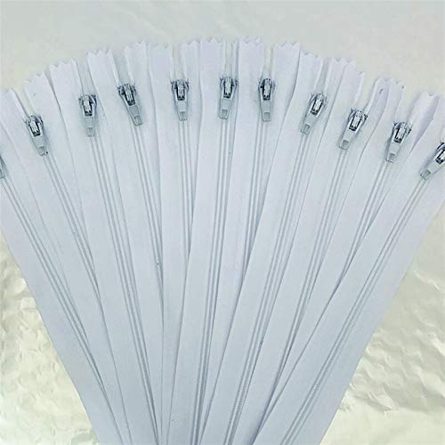 PLQWUJD Reißverschlüsse zum Nähen, Kunststoff-Reißverschluss, 10 Stück, 15–60 cm, schwarz-weiß, Nylon-Rollreißverschluss, Schneider, Näher, Handwerker, zum Nähen PLQWUJD Reißverschlüsse zum Nähen, Kunststoff-Reißverschluss, 10 Stück, 15–60 cm, schwarz-weiß, Nylon-Rollreißverschluss, Schneider, Näher, Handwerker, zum Nähen von PLQWUJD