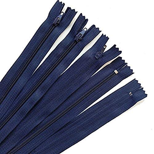 PLQWUJD Reißverschlüsse zum Nähen, Kunststoff-Reißverschluss, 10 Stück, Marineblau, Farbe 3#, geschlossene Nylon-Spulenreißverschlüsse, Schneider-Nähhandwerk, 15/20/25/30/35/40 cm, zum Nähen PLQWUJD Reißverschlüsse zum Nähen, Kunststoff-Reißverschluss, 10 Stück, Marineblau, Farbe 3#, geschlossene Nylon-Spulenreißverschlüsse, Schneider-Nähhandwerk, 15/20/25/30/35/40 cm, zum Nähen von PLQWUJD