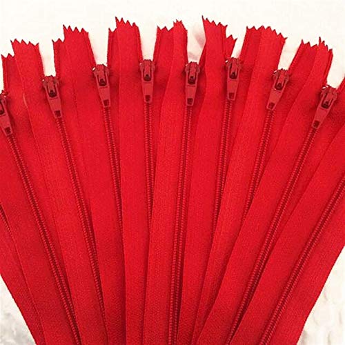 PLQWUJD Reißverschlüsse zum Nähen, Kunststoff-Reißverschluss, 10 Stück, Nylon-Spulenreißverschlüsse, Schneider, Näher, Handwerk, Bastler von PLQWUJD