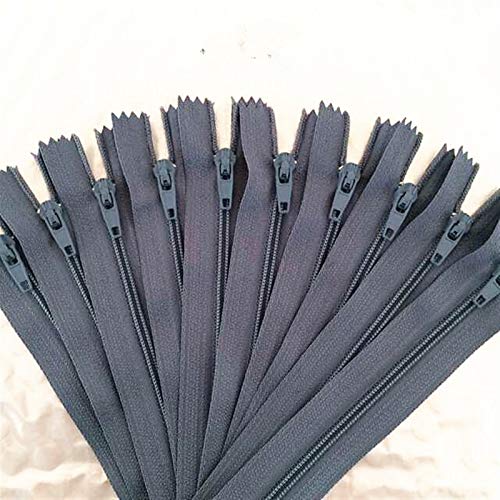 PLQWUJD Reißverschlüsse zum Nähen, Kunststoff-Reißverschluss, 10 Stück, Nylon-Spulenreißverschlüsse, Schneider, Näher, Handwerk, Bastler von PLQWUJD