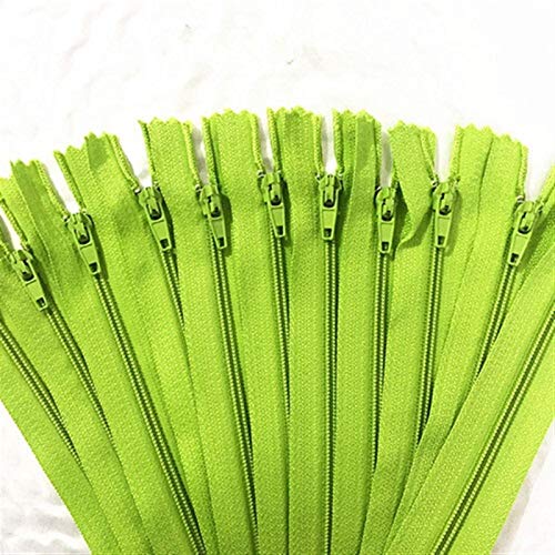 PLQWUJD Reißverschlüsse zum Nähen, Kunststoff-Reißverschluss, 10 Stück, Nylon-Spulenreißverschlüsse, Schneider, Näher, Handwerk, Bastler von PLQWUJD
