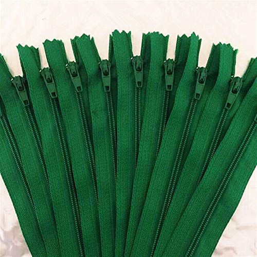 PLQWUJD Reißverschlüsse zum Nähen, Kunststoff-Reißverschluss, 10 Stück, Nylon-Spulenreißverschlüsse, Schneider, Näher, Handwerk, Bastler von PLQWUJD