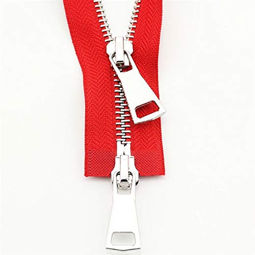 Reißverschlüsse zum Nähen, Kunststoff-Reißverschluss, 5# Metall-Reißverschlüsse, DIY-Nähwerkzeuge, Daunenjacke, Mantel, Kleidung, Schneiderreparatur, Doppelschieber, offener Reißverschluss, zum Nähen Reißverschlüsse zum Nähen, Kunststoff-Reißverschluss, 5# Metall-Reißverschlüsse, DIY-Nähwerkzeuge, Daunenjacke, Mantel, Kleidung, Schneiderreparatur, Doppelschieber, offener Reißverschluss, zum Nähen von PLQWUJD