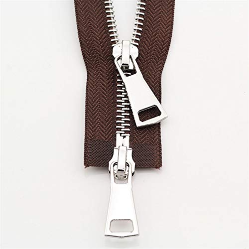 Reißverschlüsse zum Nähen, Kunststoff-Reißverschluss, 5# Metall-Reißverschlüsse, DIY-Nähwerkzeuge, Daunenjacke, Mantel, Kleidung, Schneiderreparatur, Doppelschieber, offener Reißverschluss, zum Nähen Reißverschlüsse zum Nähen, Kunststoff-Reißverschluss, 5# Metall-Reißverschlüsse, DIY-Nähwerkzeuge, Daunenjacke, Mantel, Kleidung, Schneiderreparatur, Doppelschieber, offener Reißverschluss, zum Nähen von PLQWUJD