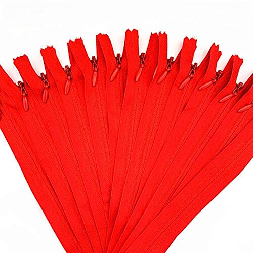 Reißverschlüsse zum Nähen, Kunststoffreißverschluss, 10 Stück, 28–60 cm lang, unsichtbarer Reißverschluss, zum Nähen von Kleidungszubehör, 20 Farben, DIY-Nylon-Reißverschlussschlaufe, zum Nähen Reißverschlüsse zum Nähen, Kunststoffreißverschluss, 10 Stück, 28–60 cm lang, unsichtbarer Reißverschluss, zum Nähen von Kleidungszubehör, 20 Farben, DIY-Nylon-Reißverschlussschlaufe, zum Nähen von PLQWUJD
