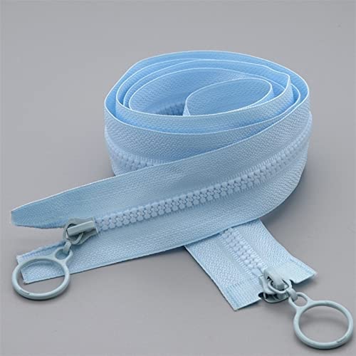Reißverschlüsse zum Nähen, Kunststoffreißverschluss 60 cm - 150 cm, Nr. 3 Harzreißverschluss, doppelter offener Schwanzreißverschluss für Kissenhosen, farbiger Reißverschluss für Bekleidungstextilien, Reißverschlüsse zum Nähen, Kunststoffreißverschluss 60 cm - 150 cm, Nr. 3 Harzreißverschluss, doppelter offener Schwanzreißverschluss für Kissenhosen, farbiger Reißverschluss für Bekleidungstextilien, von PLQWUJD