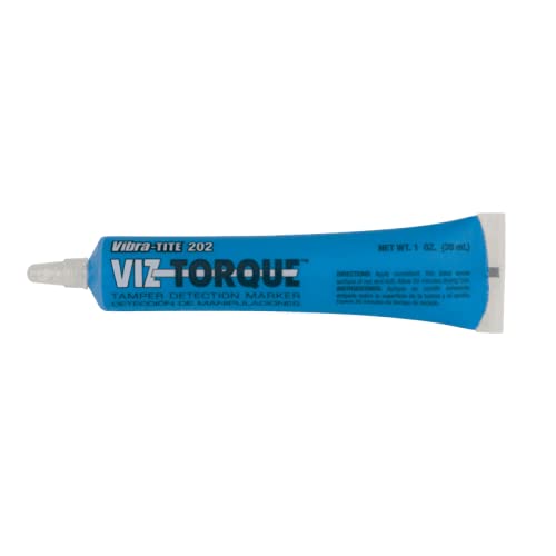 Vibra-Tite® | Viz-Torque® 202 Schraubensicherungslack | Manipulationssiegel | Siegellack | Garantiesiegel | Sicherungslack – Inhalt: 30 ml | Farbe: Blau von PLTight
