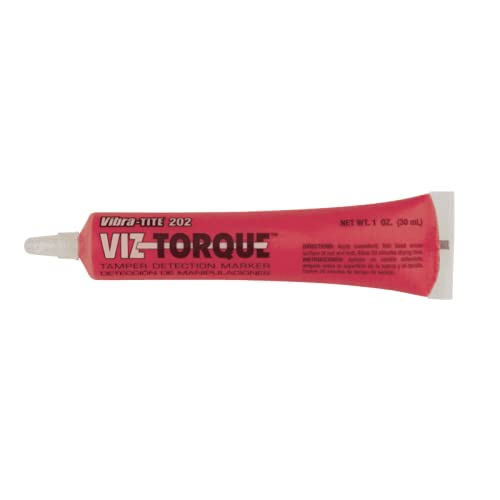 Vibra-Tite® | Viz-Torque® 202 Schraubensicherungslack | Manipulationssiegel | Siegellack | Garantiesiegel – Inhalt: 30 ml | Farbe: Rot von PLTight
