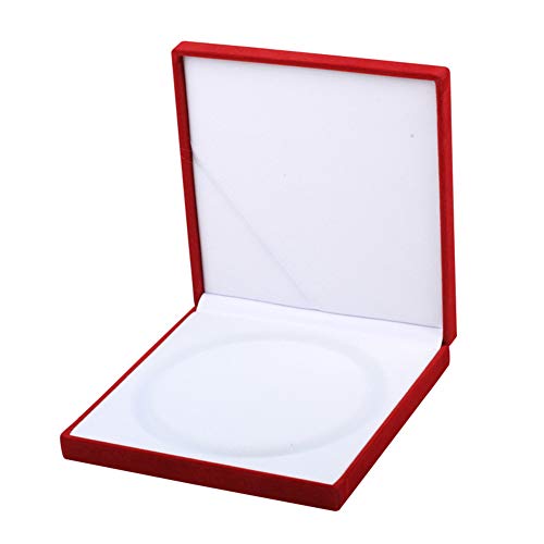 geschenkkarton geschenkschachtel Rote Halskette Box Hübsche Aufbewahrungsboxen Schmuck Veranstalter Perlen Schmuckschatulle Kleine Geschenkbox red von PLUS PO