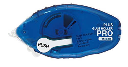 Plus Japan TG-1221 Kleberoller PRO mit Power-Gear und Kantenschiene, nachfüllbar, 20 m x 8.4 mm Plus Japan TG-1221 Kleberoller PRO mit Power-Gear und Kantenschiene, nachfüllbar, 20 m x 8.4 mm von PLUS