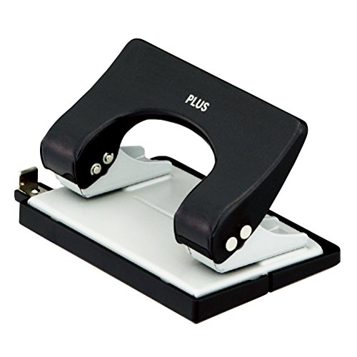 Plus Locher, 2 Löcher, Kraft 1/2, schwarz (schwarz) von PLUS