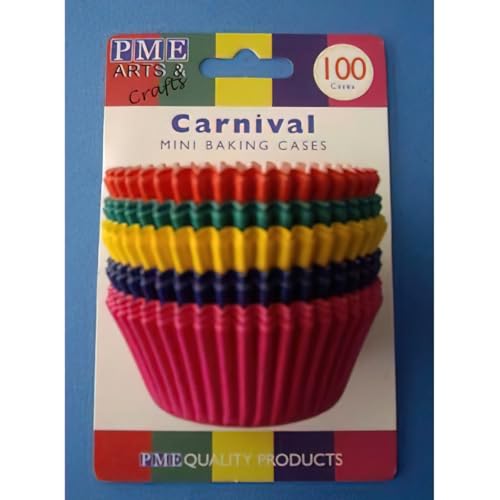 PME Mini Cupcake Cases - Mixed Colours, 4.5 x 4.5 x 2 cm von PME