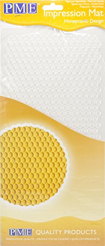 PME Abdruckmatte mit Bienenwabendesign, Kunststoff, Transparent, 15 x 1 x 30.5 cm von PME