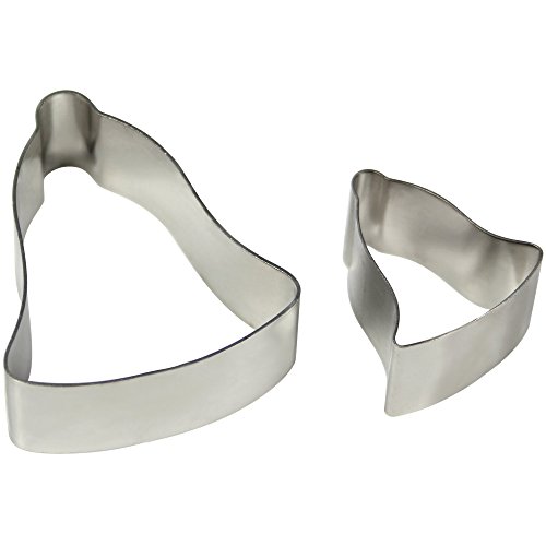 PME BC179 Glockenausstecher aus Edelstahl, Sortiment, 2-teilig, Silver, 3 x 1.2 x 3.2 cm von PME