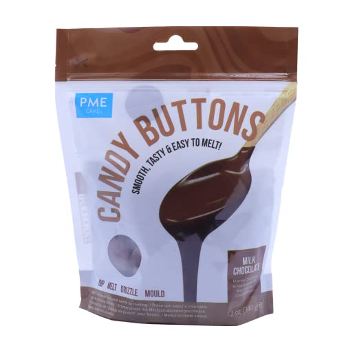 PME Candy-Buttons, Milchschokolade 340 g von PME