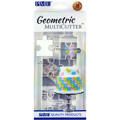 PME Geometric MultiCutter für Kuchendesign, geometrisch, Large, plastik, Weiß PME Geometric MultiCutter für Kuchendesign, geometrisch, Large, plastik, Weiß von PME